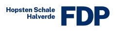 Logo FDP Hopsten Schale Halverde